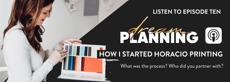 How I started my planner business, Horacio Printing.