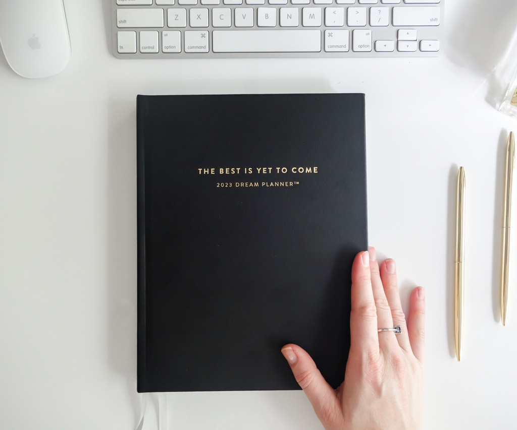 2023 Black Leather Dream Planner