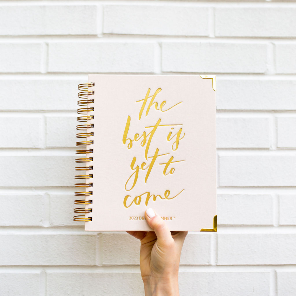 shop Blush Linen Dream Planner