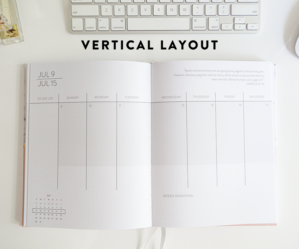 Vertical Weekly Layout 