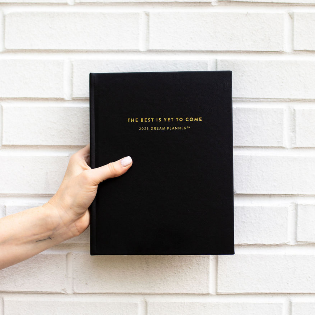 2023 Black Leather Dream Planner